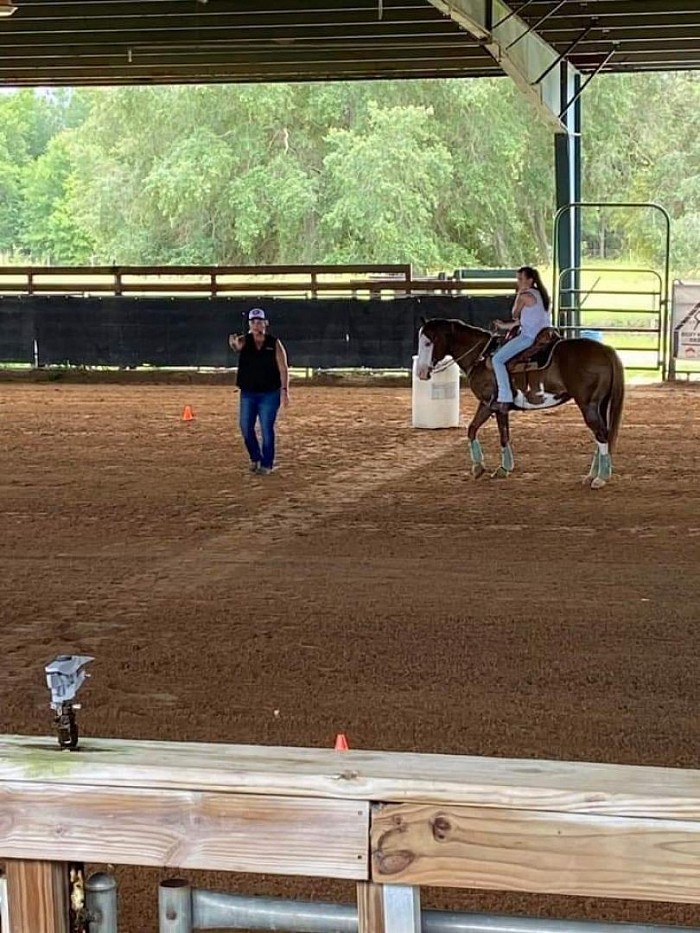 L cross covered arena